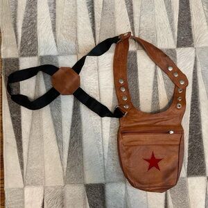 Spencer Enzo Leather Purse Bag Shoulder Pocket